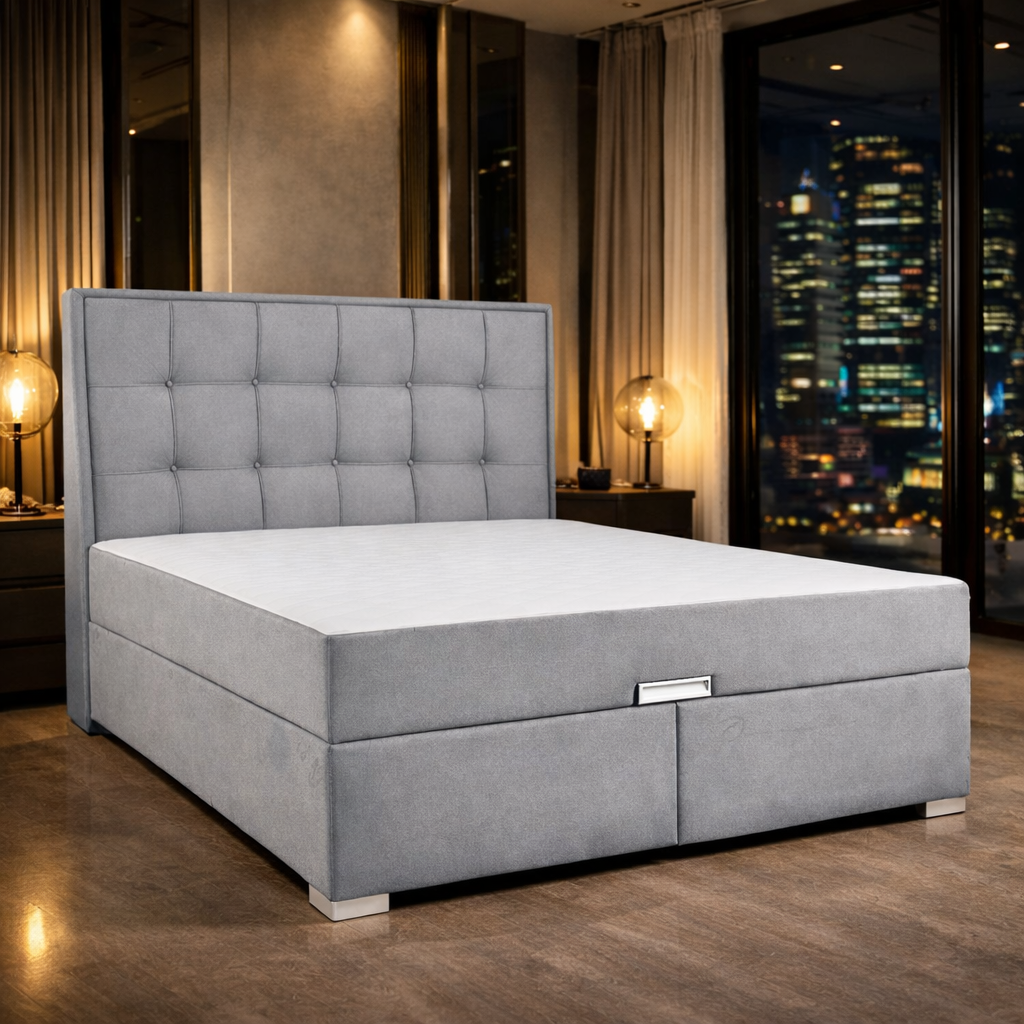 Pat Nora 180x200cm, Gri antracit catifea