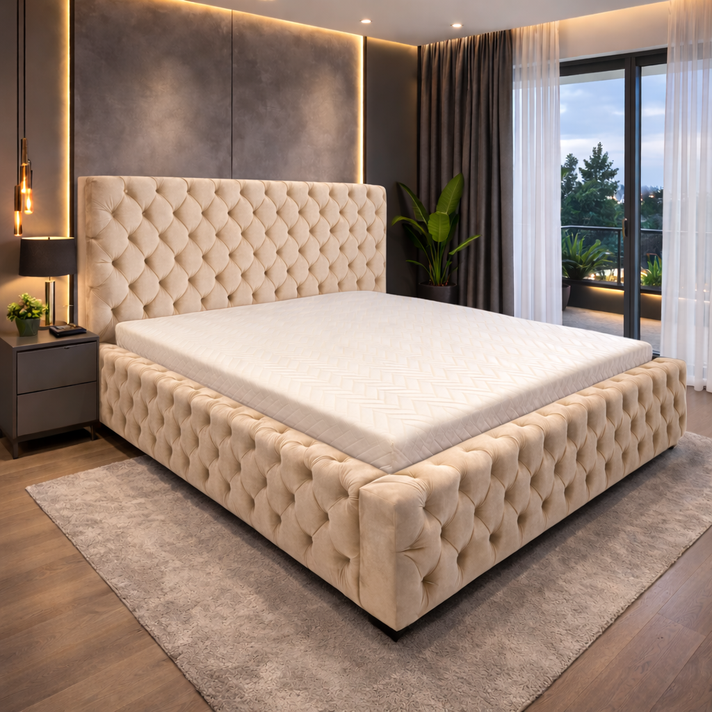 Pat Royal 180x200cm, Gri antracit catifea