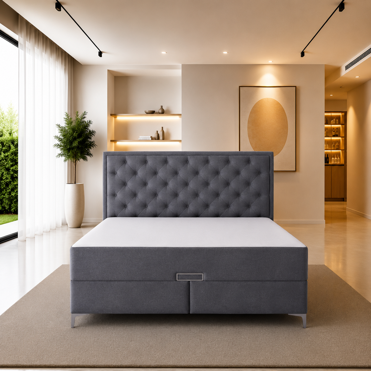 Pat Elite 180x200cm, Verde Smarald catifea