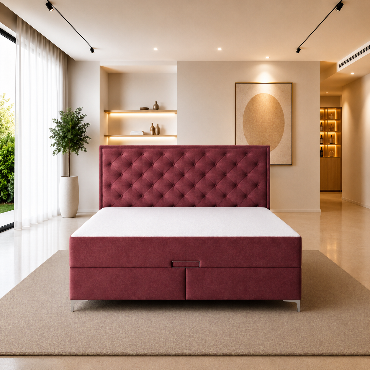 Pat Elite 180x200cm, Verde Smarald catifea