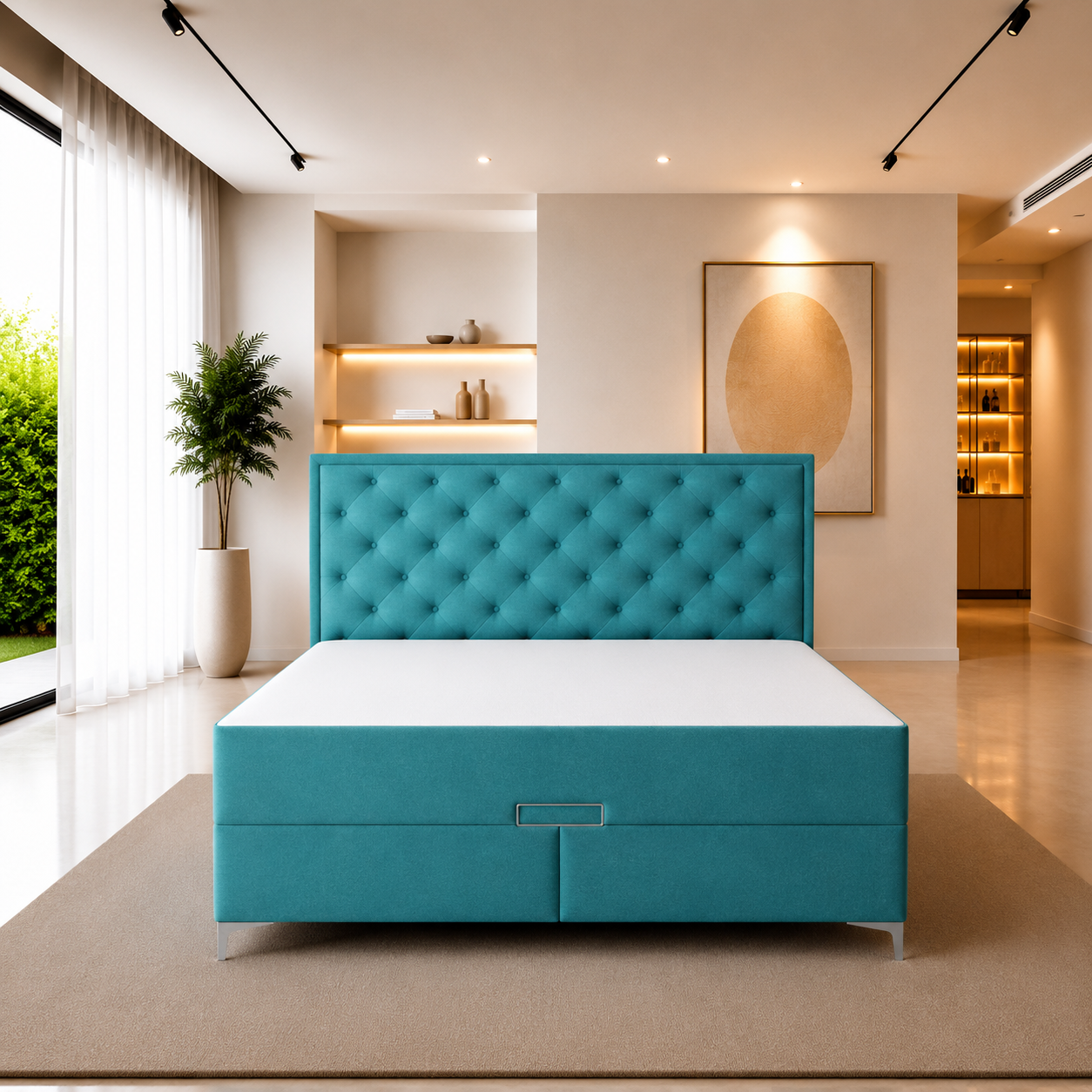 Pat Elite 180x200cm, Verde Smarald catifea