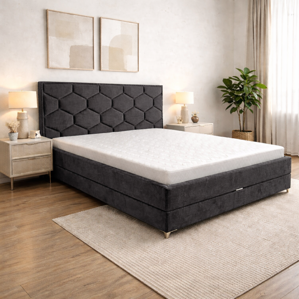 Pat Oscar 180x200cm, Verde smarald catifea