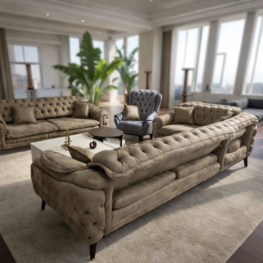Set Canapea și fotoliu, Premium